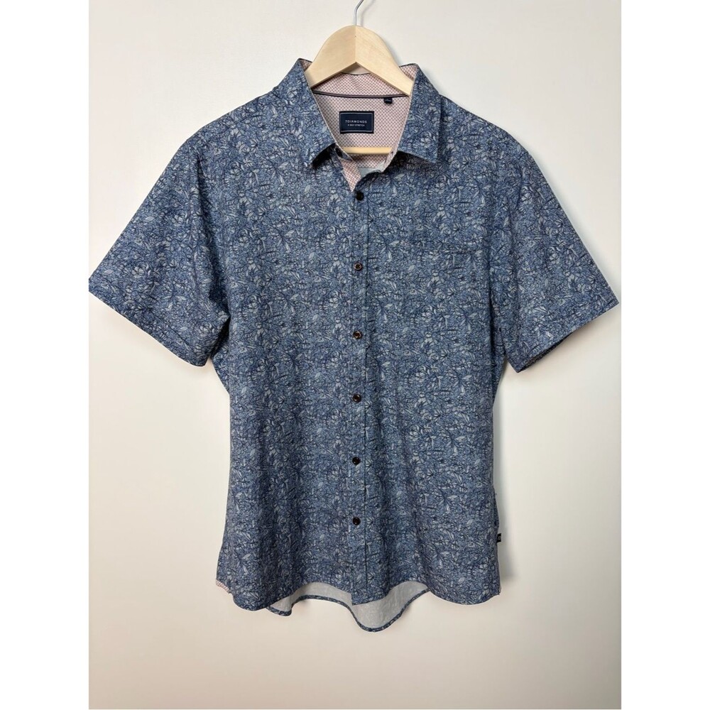7 Diamonds 4 Way Stretch Button Down Shirt